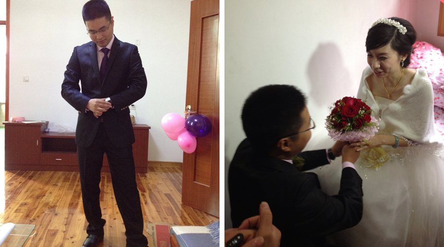 八戒婚礼,新娘吻八戒,八戒调戏